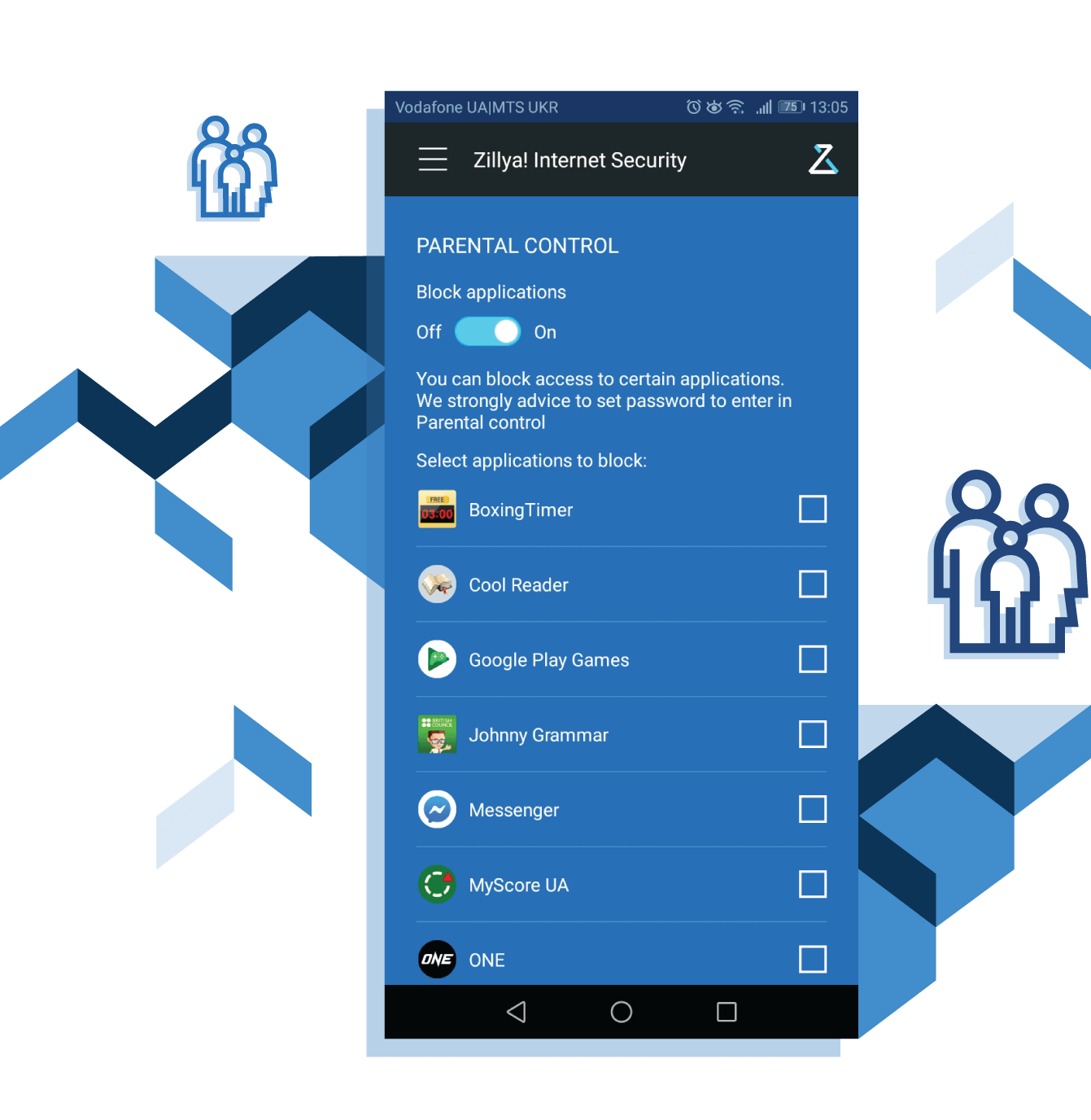 Zillya! Internet Security Parental control